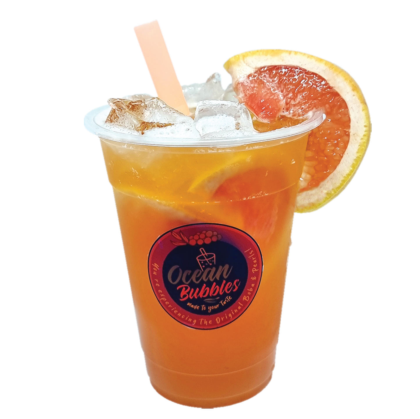 Green Tea with Grape Fruit and Peach