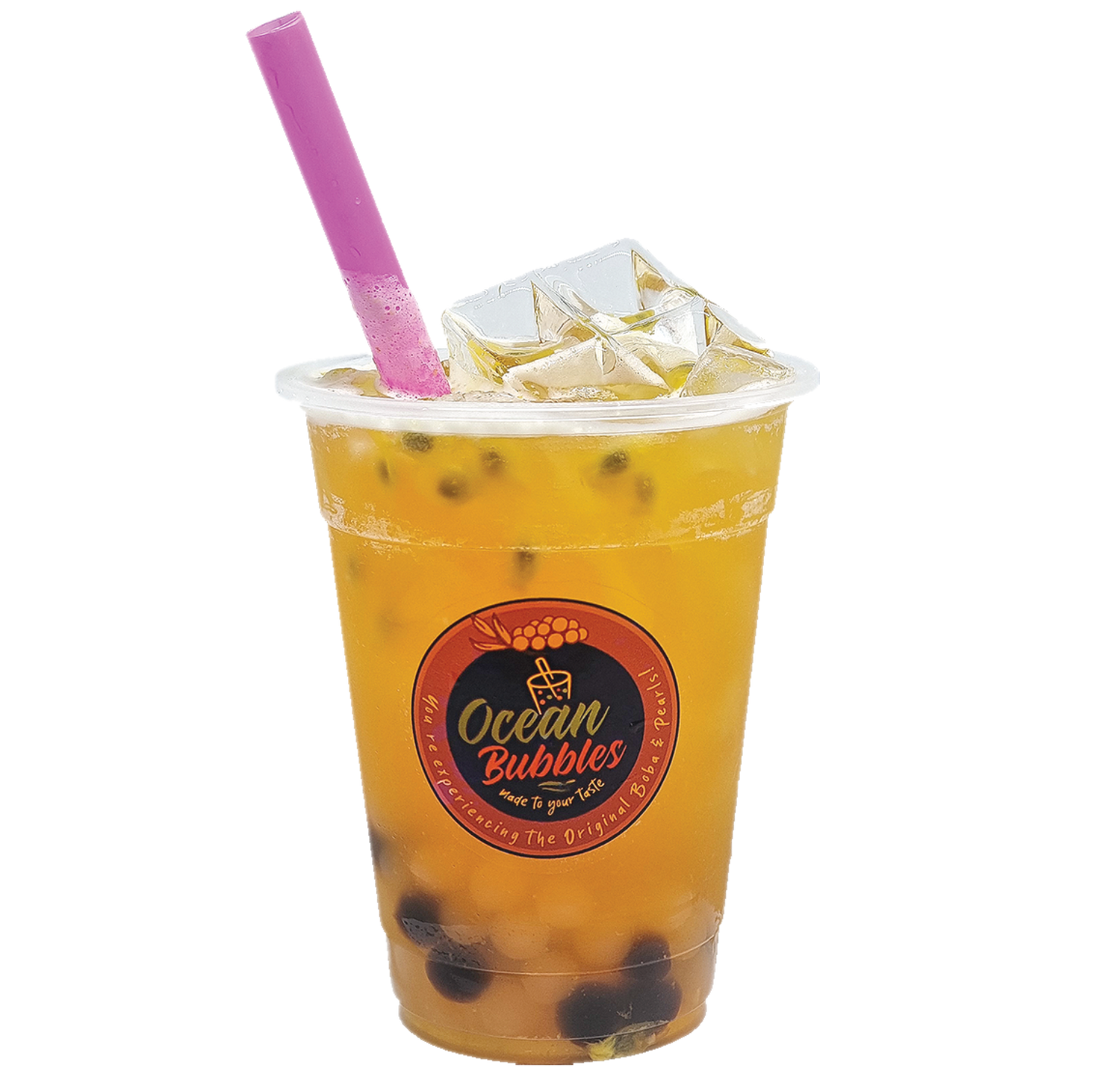 Passion Fruit Boba Tea