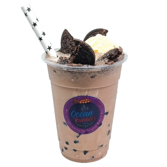 Espresso & Tapioca Boba Smoothie with Oreo